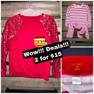 😁WOW!!! DEALS!!!! Winter / Christmas clothes size 6 girls